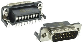09682637812, D-Sub Standard Connectors D-SUB ''US'' 15 M-EW