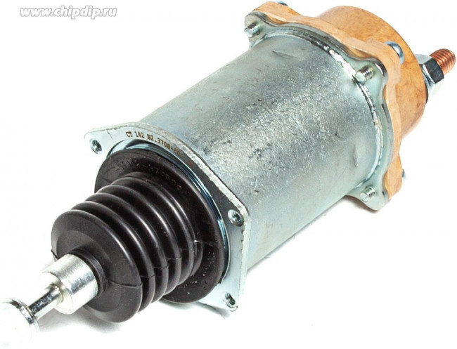 СТ142Б23708800IM, Втягивающее реле стартера (СТ142Б2, СТ142Т) (карболитовая крышка), КамАЗ, УРАЛ, ЗИЛ