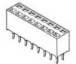 1-215307-4, Conn Socket Strip RCP 28 POS 2.54mm Solder ST Thru-Hole