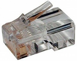 Hyperline PLEZ-8P8C-U-C5-100 Разъем легкой оконцовки RJ-45 (8P8C) под витую пару, категория 5 (50 µ"