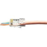 Hyperline PLEZ-8P8C-U-C5-100 Разъем легкой оконцовки RJ-45 (8P8C) под витую пару, категория 5 (50 µ" Hyperline PLEZ-8P8C-U-C5-100 Разъем легкой оконцовки RJ-45 (8P8C) под витую пару, категория 5 (50 µ"