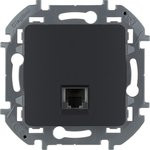 673823, Телефонная розетка RJ11 INSPIRIA антрацит