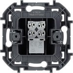 673823, Телефонная розетка RJ11 INSPIRIA антрацит