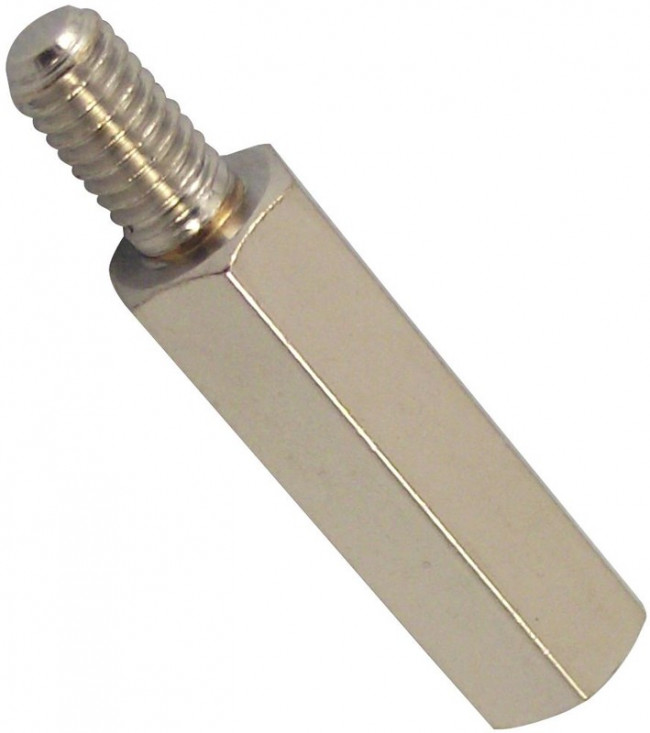 R30-3001802, Standoffs &amp; Spacers M3 x 18mm HEX 5mmA/F 6mm ML/FML NICKEL