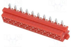 TMM-6-0-20-2, Провод-плата, гнездо, "мама", PIN: 20, SMT, на PCB, 30В, 1А, россыпью