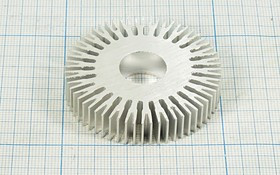 Охладитель (радиатор охлаждения) 49xd15x 10, тип O24, аллюминий, серый