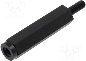 TFM-M5X10/DR288, Дистанцирующая стойка с резьбой, шестигранная, полиамид, M5, M5