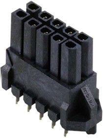 44769-1002, PCB Receptacle, Плата - к - плате, силовой, провод-плата, 3 мм, 2 ряд(-ов), 10 контакт(-ов)