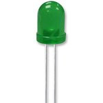 L-793GD, Светодиод зеленый 60° d=8мм 60мКд 568нМ