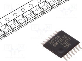 74HCT04PW.112, IC: цифровая; NOT; Ch: 6; CMOS,TTL; SMD; TSSOP14; HCT; 4,5?5,5ВDC