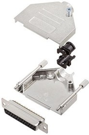 6355-0002-33, DB-25 Socket D-Sub Connector Kit, Steel