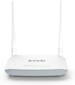 Сетевое оборудование TENDA D301 xDSL маршрутизатор ADSL2+ 802.11n, до300Мбит/с, 2TX2R, 4х100Мбит/с, USB порт с функцией принтсервера, несъем