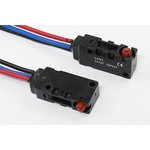 Микропереключатель, размер 38x10 x15, 5А, переключение ON-(ON), размер концевика H18, LXW-5