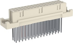 284172 / 284172-E, 48 Way 2.54mm Pitch, Type C/2 Class C2, 3 Row, Straight DIN 41612 Connector, Socket 284172 / 284172-E, 48 Way 2.54mm Pitch, Type C/2 Class C2, 3 Row, Straight DIN 41612 Connector, Socket
