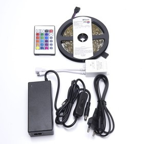 LS606 Светодиодная лента с драйвером 90Вт 60SMD5050/м 14.4Вт/м 12V 5000102,32мм RGB 27706