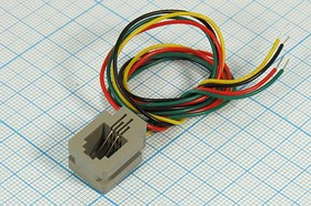 Гнездо телефонное 4P4C, 4L, панель/провод, 616M4L