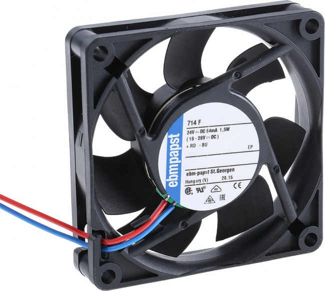 Вентилятор Ebmpapst 714F 24V 1.5W 70x15 2pin