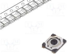KMT211GHFLFS, Микропереключатель TACT, SPST-NO, Пол: 2, 0,05A/32ВDC, SMT, нет, 1Н KMT211GHFLFS, Микропереключатель TACT, SPST-NO, Пол: 2, 0,05A/32ВDC, SMT, нет, 1Н