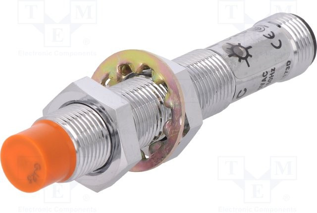 PRCM12-4AC, Датчик: индуктивный, Дальность: 0-4мм, 85-264ВAC, М12, -25-70°C PRCM12-4AC, Датчик: индуктивный, Дальность: 0-4мм, 85-264ВAC, М12, -25-70°C