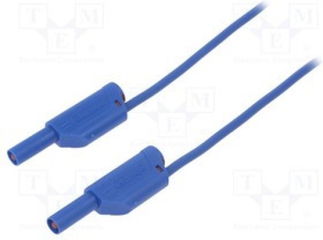 VSFK50001150-BL, Измерительный провод ПВХ 1,5м синий сечение провода 1мм2