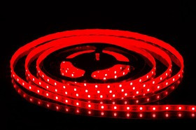 Светодиодная лента 5м, 12В, 4,8Вт/м, 60д/м, ip65, 82Лм/м, красный, 8мм, ML-R60-2835-R-LP-ST