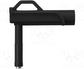 AWMG7858NI-SW, Измерительный щуп, 4А, черный, Диам.конца: 6,6мм, 3мОм