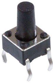 KAN0611-0951B, тактовая кнопка 6x6мм высота 9.5мм (L-KLS7-TS6601-9.5-180)