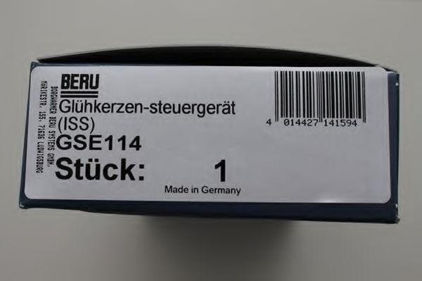GSE114, Реле свечей накаливания MERCEDES SPRINTER 3,5-T (906) 08= GSE114, Реле свечей накаливания MERCEDES SPRINTER 3,5-T (906) 08=
