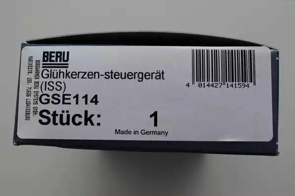 GSE114, Реле свечей накаливания MERCEDES SPRINTER 3,5-T (906) 08= GSE114, Реле свечей накаливания MERCEDES SPRINTER 3,5-T (906) 08=