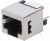 RJJS88A22E1V, Гнездо, RJ45, PIN: 8, экранированный, Конф: 8p8c, THT, прямой