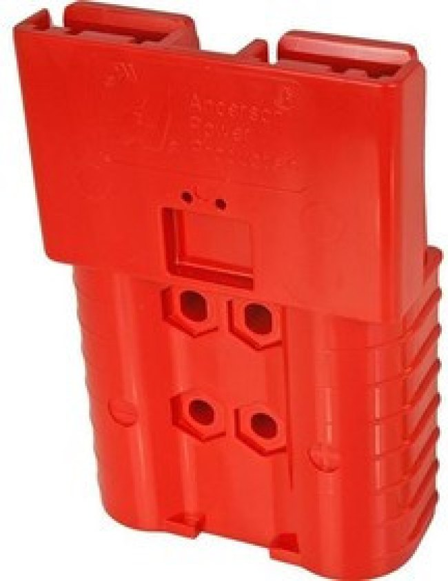 2-8171G3, Heavy Duty Power Connectors SBE320 HOUSING ONLY RED