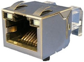 RJSSE508101T, Modular Connectors / Ethernet Connectors SMT 8P8C W/ Light Pipe RJSSE508101T, Modular Connectors / Ethernet Connectors SMT 8P8C W/ Light Pipe