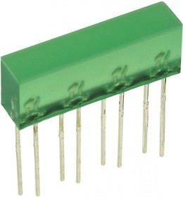 L-865/4GDT, Светодиодный модуль 5х22мм/зеленый/ 568нм/5-10мкд/120°