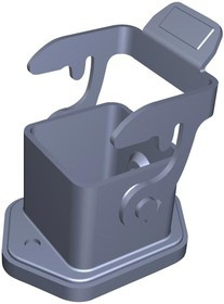 T1509031000-000, Разъем для тяжелых условий, Base, Bulkhead Mount, Корпус из Сплава Цинка, 1 Рычаг, H3A T1509031000-000, Разъем для тяжелых условий, Base, Bulkhead Mount, Корпус из Сплава Цинка, 1 Рычаг, H3A