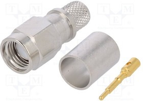 J01150A0618, Вилка SMA "папа" прямой 50Ом B7808A,CNT- 240,H155,LMR240