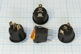 Клавишный переключатель с фиксацией SPDT, on-off/OFF-ON; №1031 R ПКл\\ 6\ON-ON\d20,0\чер\ кр\\3T\MRS102-9C\ Клавишный переключатель с фиксацией SPDT, on-off/OFF-ON; №1031 R ПКл\\ 6\ON-ON\d20,0\чер\ кр\\3T\MRS102-9C\