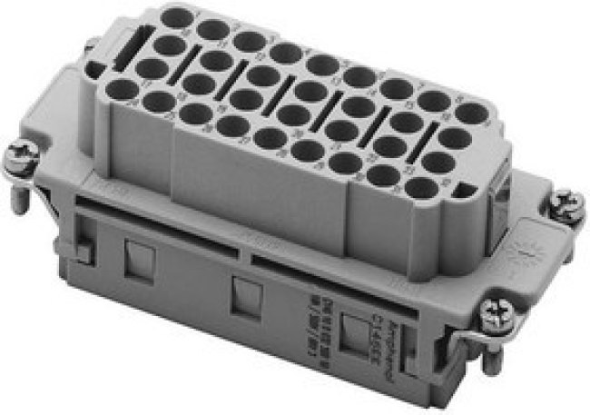 C146-10B032-500-10, Heavy Duty Power Connectors Socket Insert 32 Way Heavy Mate