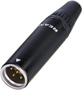 RT5MC-B, XLR Connectors 5P MALE CABLE CONN BLK HSNG, Au CONT