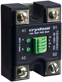 CD2450W4V, Solid State Relays - Industrial Mount 4-32VDC 24-280VAC 50A 4pin Spring Term CD2450W4V, Solid State Relays - Industrial Mount 4-32VDC 24-280VAC 50A 4pin Spring Term