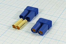 Гнездо силового питания EC5 на два контакта, 40А; №12909 гн пит EC\ 2C\\каб\\EC5-F\