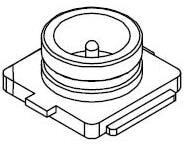 73412-0110, RF Cable Assemblies MCX V PCB JACK SMT 1.25MM MNT HGT