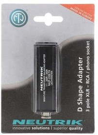 NA2F-D2B-TX, XLR Connectors 3P F XLR - RCA F 1:1 ADAP DI IMPEDANCE B