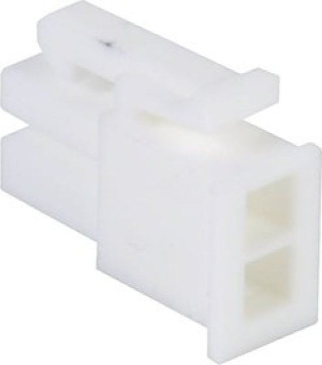 0039013028, Conn Housing RCP 2 POS Crimp ST Cable Mount Natural Mini-Fit Jr. Bag