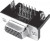 L77HDE15SD1CH4RHNVGA, D-Sub High Density Connectors Dsub, Stamped Signal 3A, High Density, Right Angle PCB Thru Hole, FP=8.89mm (.350"), 15