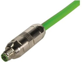 21021851405, SENSOR CONN, M8, 4POS, PLUG, CABLE