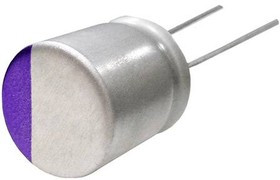 25SEK82M, CAP, 82UF, 25V, ALU ELEC, POLYMER, RAD