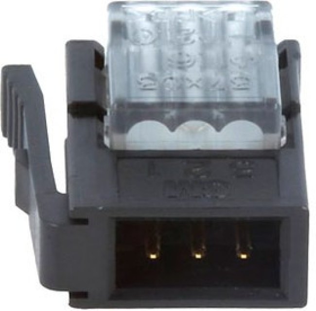37103-A206-00E, IDC вилка на кабель 3 контакта шаг 2мм серая 37103-A206-00E, IDC вилка на кабель 3 контакта шаг 2мм серая