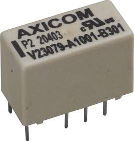 1393788-3 (V23079A1001B301), Реле 2 переключ. 5VDC, 2А/250VAC DPDT