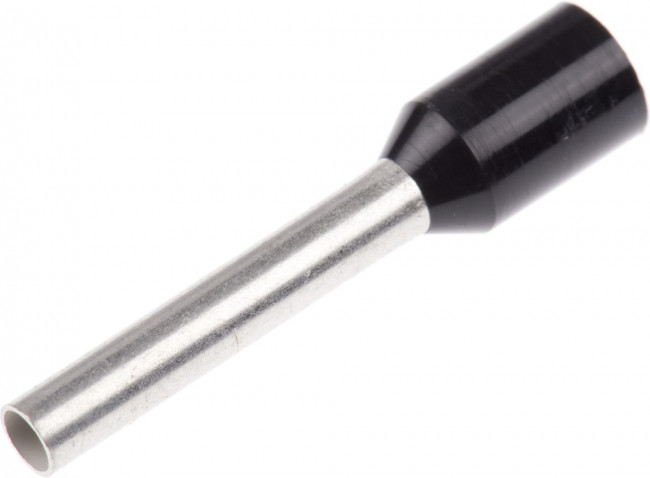 AI 1,5 -12 BK, Наконечник на провод, Один Провод, 16 AWG, 1.5 мм², 12 мм, Черный, COMBICON AI 1,5 -12 BK, Наконечник на провод, Один Провод, 16 AWG, 1.5 мм², 12 мм, Черный, COMBICON