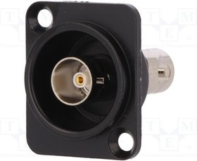 CP30126, Соединитель, гнездо BNC, с обеих сторон, изолированный, 75Ом